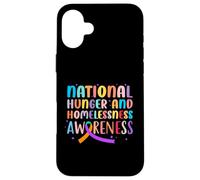 Hunger and Homelessness Awareness Case for iPhone 16 Plus