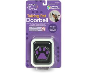 Hunger for words Talking Pet Doorbell play a bell sound