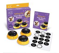Hunger For Words Talking Pet Next Words Names - 3 Piece Set of Recordable Speech Buttons for Dogs, Dog Buttons for Communication