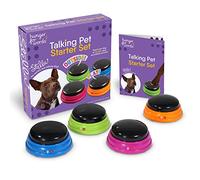 Hunger for Words Talking Pet Starter Set, Recordable Buttons for Dogs, Talking Dog Buttons, Teach Your Dog to Talk
