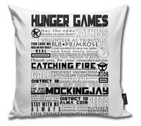 Hunger Games Throw Pillow Covers 18 X 18 Inch ?45 X 45cm? for Couch Bed Farmhouse Christmas Home Decorative