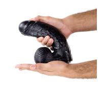 HUNGLOCK The Glans, Vac-U-Lock, XL Dildo, Black, Vinyl