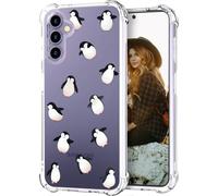 Hungo for Samsung Galaxy S24 / S25 Case (Clear Dancing Penguin)