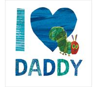 Hungry Caterpillar I Love Daddy Lovebug Father's Day Card Cute Greeting Card