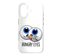 Hungry Eyes Funny Anatomy Pun Case for iPhone 17
