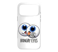 Hungry Eyes Funny Anatomy Pun Case for iPhone 17 Pro Max