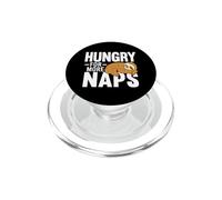 Hungry For More Naps Funny Sloth Sleep Vibes PopSockets PopGrip for MagSafe