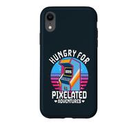 Hungry For Pixelated Adventures Retro Arcade Gaming Case for iPhone XR