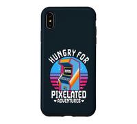 Hungry For Pixelated Adventures Retro Arcade Gaming Case for iPhone XS Max