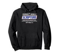 Hungry Grab A Scripture Funny Christian God Jesus Men Women Pullover Hoodie