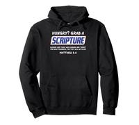 Hungry Grab A Scripture Funny Christian God Jesus Men Women Pullover Hoodie