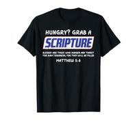Hungry Grab A Scripture Funny Christian God Jesus Men Women T-Shirt