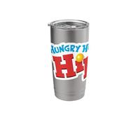 Hungry Hippos Logo Stainless Steel Insulated Tumbler