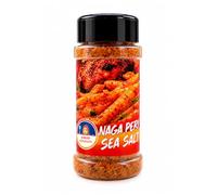 Hungry Housewife Naga Peri Sea Salt Seasoning, 100g | Naga Chilli Infused, Spicy Peri Peri Flavour, For Chips & Wings, Fiery Blend, Shaker Jar