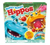 Hasbro Gaming Hungry Hungry Hippos Marble-Chomping Game for Kids, Fast-Paced Family Board Game with 4 Hippos & Marbles, Party Game for 2-4 Players, Ages 4+, Secret Santa Gift