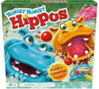 Hasbro Gaming Hungry Hungry Hippos Marble-Chomping Game for Kids, Fast-Paced Family Board Game with 4 Hippos & Marbles, Party Game for 2-4 Players, Ages 4+, Secret Santa Gift