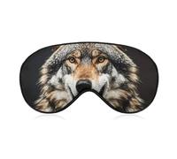 Hungry Like A Wolf Sleep Mask Comfort Travel Eye Masks with Adjustable Elastic Strap Soft Funny Block Light Sleep Eye Cover for Side Sleeper for Nap Men Women Gift