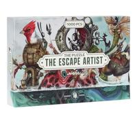 HUNGRY MINDS The Escape Artist 1000 Piece Jigsaw Puzzle for Adults | Created in Collaboration with Greg ‘’Craola’’ Simkins - Hidden Details - Fantastical Creatures - Uniquely Shaped Pieces
