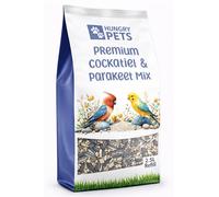 Hungry Pets Cockatiel and Parakeet seed Mix, 2.5L (2.5L Refill Bag)