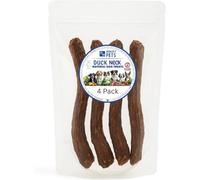 Hungry Pets Duck Necks 4 Pack - Natural Dog Treats Chews, Grain Free, High Protein
