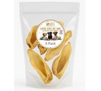 Hungry Pets Lamb Ear No Hair 5 Pack - Natural Dog Treats Chews, Grain Free, Hypoallergenic