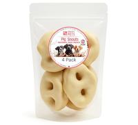 Hungry Pets Puff Pig Snout 4 Pack - Natural Dog Treats Chews, Grain Free, High Protein