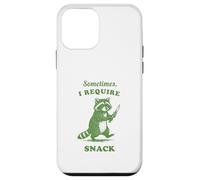 Hungry Raccoon Sometimes I Require Snack Vintage Graphic Fun Case for iPhone 12 mini