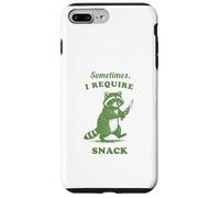 Hungry Raccoon Sometimes I Require Snack Vintage Graphic Fun Case for iPhone 7 Plus/8 Plus