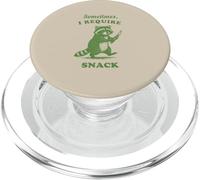 Hungry Raccoon Sometimes I Require Snack Vintage Graphic Fun PopSockets PopGrip for MagSafe