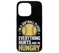 Hungry Softball Player Everything Hurts Daily Grind Case for iPhone 13 Pro