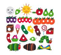 Hungry Toy Hungry Performance Props Felt English Picture Books Teaching Aids Interactive Teaching Very Hungry Activity Toy Preschool Very Hungry Caterpillar Felt Board Set Montessori Preschool