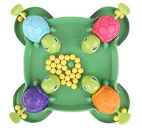 Hungry Turtle Game - Feeding Board Activity | Parent-Child Interactive Educational Toy For 2 To 4 Players Family Games Night Marble Eating Competition Desktop Strategy Fun Kids Party Set