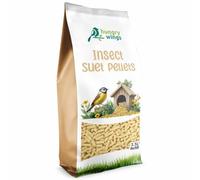 Hungry Wings Wild Bird Food 2.5L Refill Bag (Insect Suet Pellets)