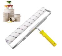 HunicandIU 18 inch Paint Roller, 18 inch Paint Roller Set, Sturdy Paint Roller with Frame for Ceilings, Seamless Floor Roller with Lightweight Design, Wide Paint Roller for Indoor Walls, Floors and
