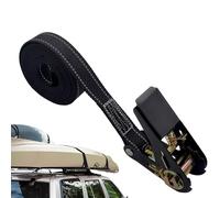 HunicandIU Car Tie Down Straps for Trailers, Ratchet Straps for Car Trailers, Car Lashing Straps, with Carabiner Hook, Reinforced Car Lashing Straps, 1760 Pound Breaking Strength for