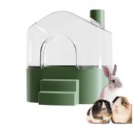 HunicandIU Hamster Sandbox, Large Transparent Bath Sandbox for Small Animals - Small Animal House and Habitat for Cleaning, Fun, Exploration, Hiding Sleeping