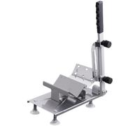 HunicandIU Manual Food Cutter, Meat Slicer for Home - Commercial Grade Stainless Steel Slicer with Adjustable Thickness