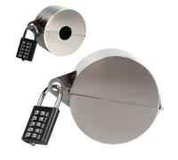 HunicandIU Tap Lock, Outdoor Tap Lockable, Water Saving, Combination Lock, Stainless Steel, Multicoloured