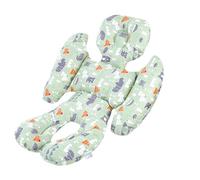 HUNJHYC Baby Head & Body Support | Body Support Cushion | - Extra Soft Car Seat Insert | Cushioned Pad Liner for Car Seat Stroller, Recycled Polyester Organic Cotton