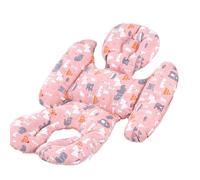 HUNJHYC Baby Head & Body Support | Body Support Cushion | - Extra Soft Car Seat Insert | Cushioned Pad Liner for Car Seat Stroller, Recycled Polyester Organic Cotton