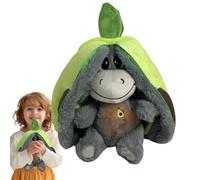 HUNJHYC Relaxation Breathing Animal | Sleeping Plush With Music And Lights | Realistic Breathing Stuffed Animal Toy For Kids, Stress, Bedtime Comfort, Nursery, Sleep Aid