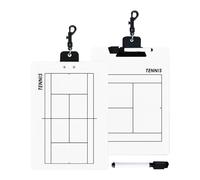 HUNJHYC Volleyball Clipboard | Badminton White Board For Coaches And Trainers | Double-Sided Sports Demonstration Board For Badminton, Tennis, Volleyball Strategy, Team Planning, Match Preparation