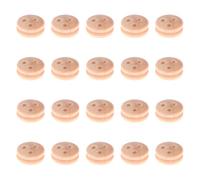 HUNJHYC Wooden Boat Model Pulley Kit | 20 Pieces of Classic Model | Wooden Deadeye Ancient Sailing Boat Model Accessories Ship Model Pulley 6mm