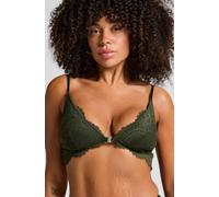 Hunkemöller Amara Triangle Bralette Green XS