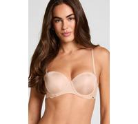 Hunkemöller Angie Padded Underwired Strapless Bra Beige 32AA