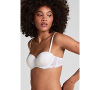 Hunkemöller Angie Padded Underwired Strapless Bra White 36B
