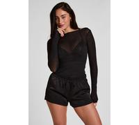 Hunkemöller Ayla Satin Shorts Black S