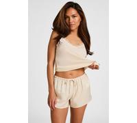 Hunkemöller Ayla Satin Shorts White XL