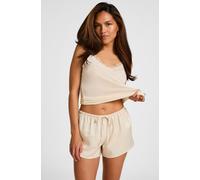 Hunkemöller Ayla Satin Shorts White XS