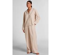 Hunkemöller Dobby Pyjama Pant Woven Cotton Beige M
